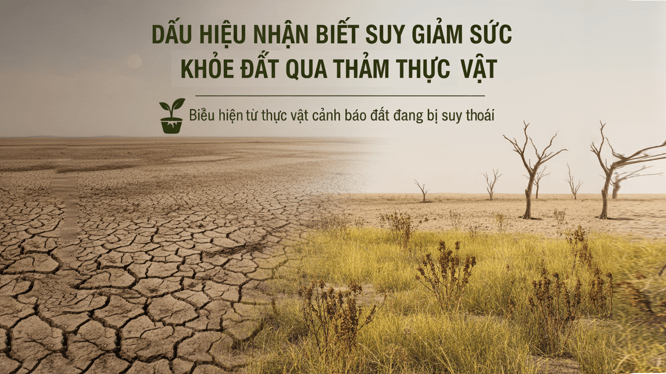 Dấu hiệu nhận biết suy giảm sức khỏe qua thảm thực vật